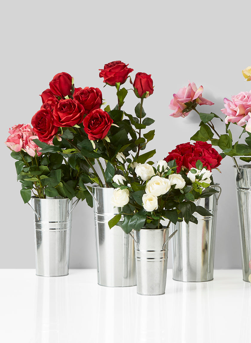 Zinc French Vases With Round Handles Decor Jamaligarden