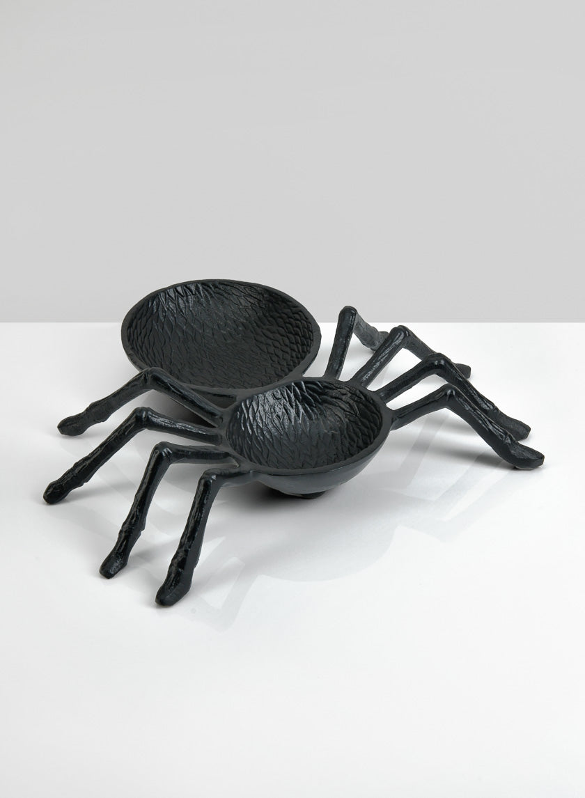 11in Spooky Spider Dish Decor Jamaligarden