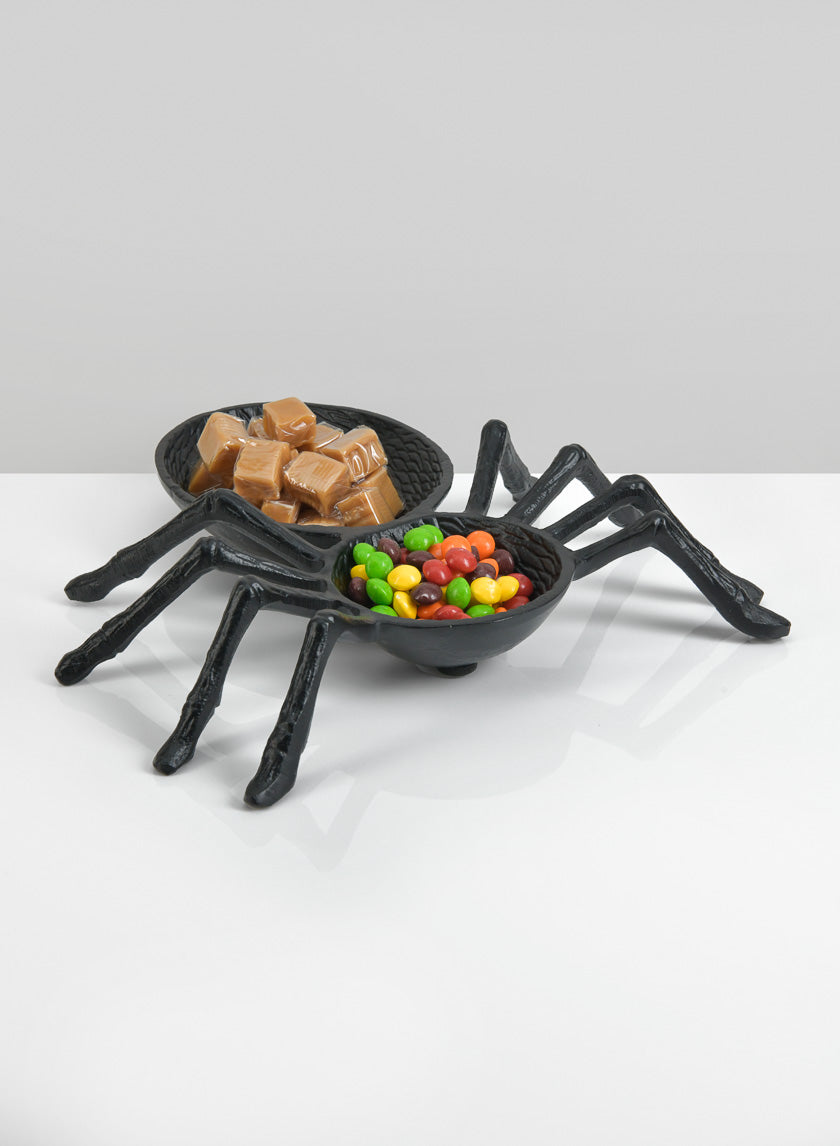 11in Spooky Spider Dish Decor Jamaligarden