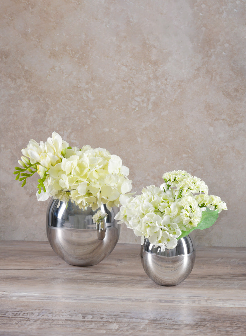 Krems Stainless Steel Fishbowl Vase Decor Jamaligarden