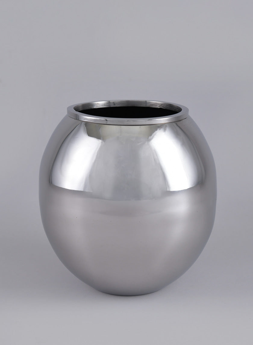 Krems Stainless Steel Fishbowl Vase Decor Jamaligarden