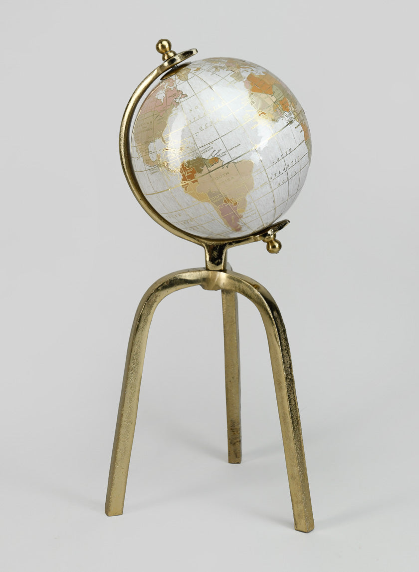 6in Globe With Stand Decor Jamaligarden