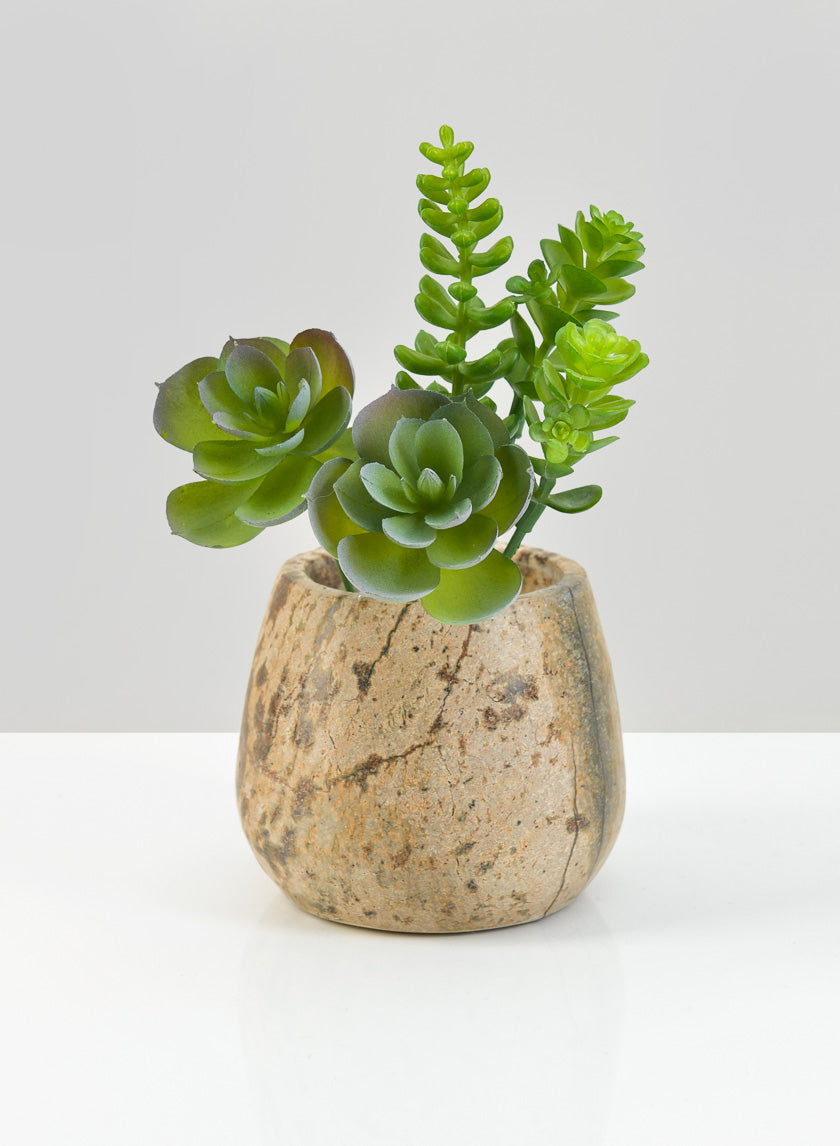 3in Tall Jaipur Forest Brown Marble Bowl Decor Jamaligarden
