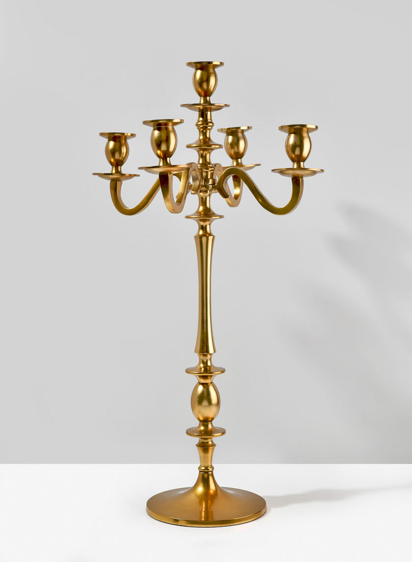 Gold Metal Candle Holders Decor Jamaligarden Gold 25.75in Candelabra EACH