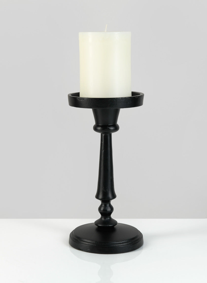 8.75in Tall Targaryen Black Pillar Holder Decor Jamaligarden