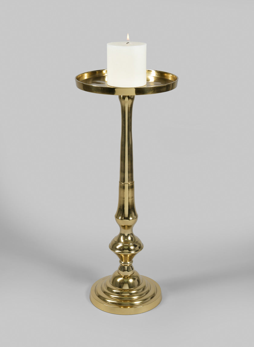 24in Tall Chateau Gold Pedestal Holder Decor Jamaligarden