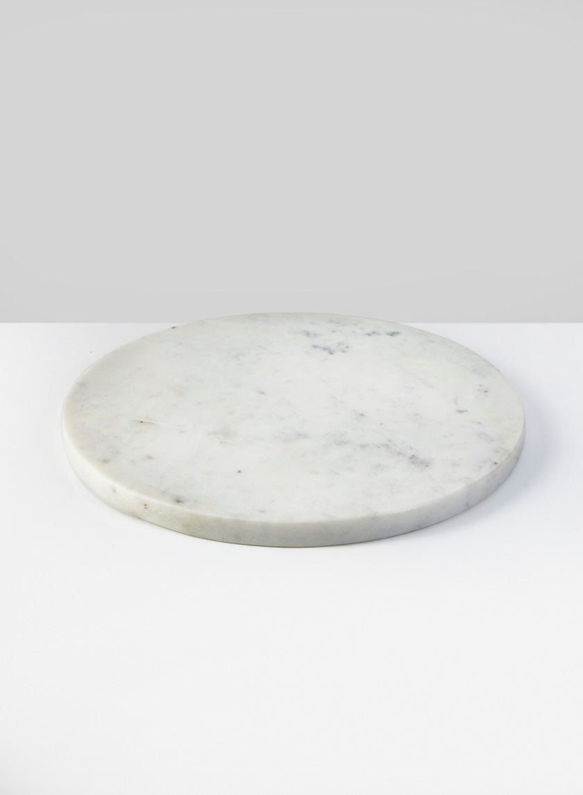 12in Wide Ashgabat White Pastry Tray Decor Jamaligarden