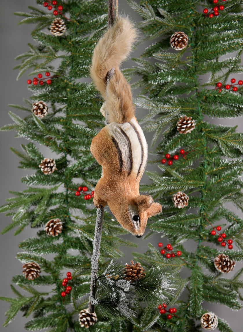 28in Long Brown Squirrel Branch Decor Jamaligarden