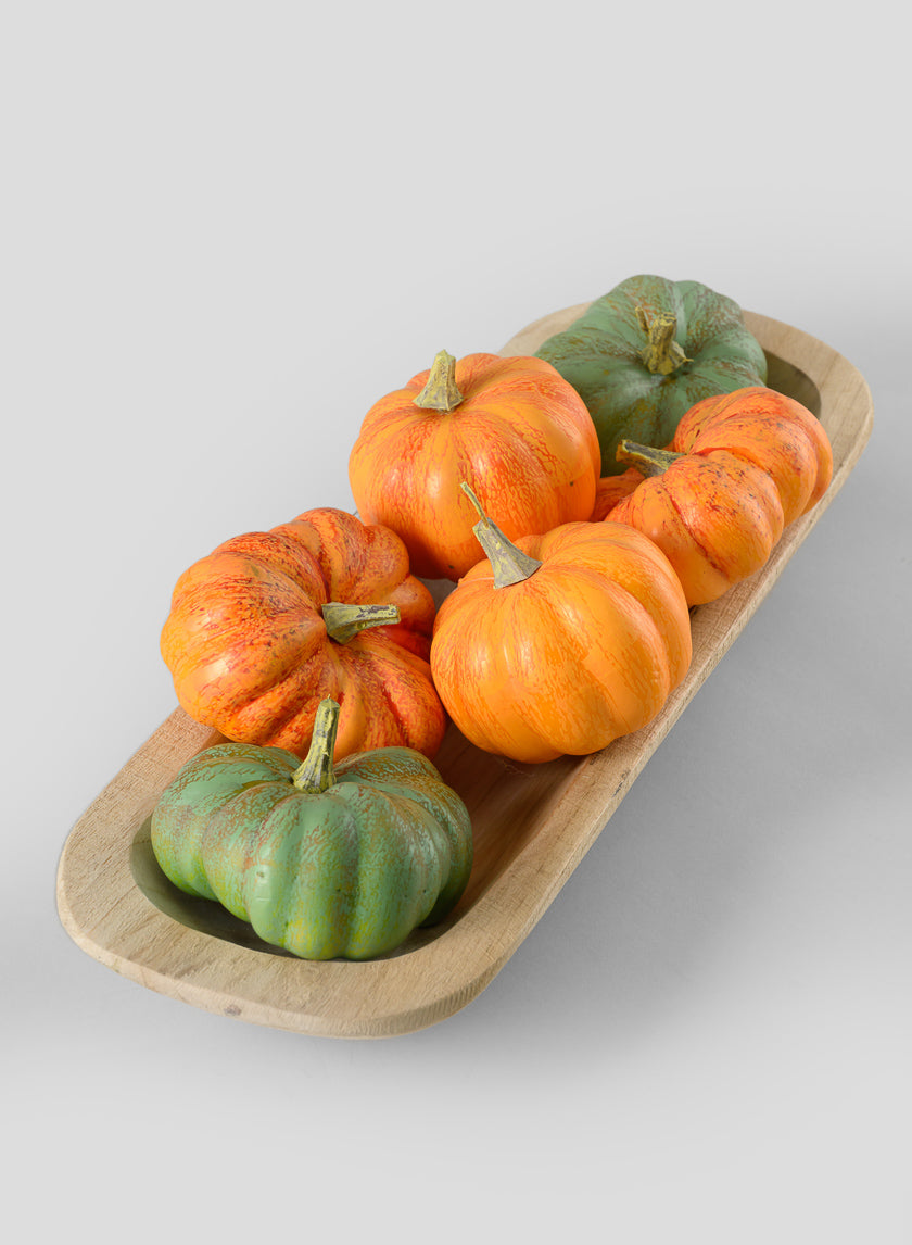 Fresh Farm Multi Color Mini Pumpkins, Bag of 6 Decor Jamaligarden