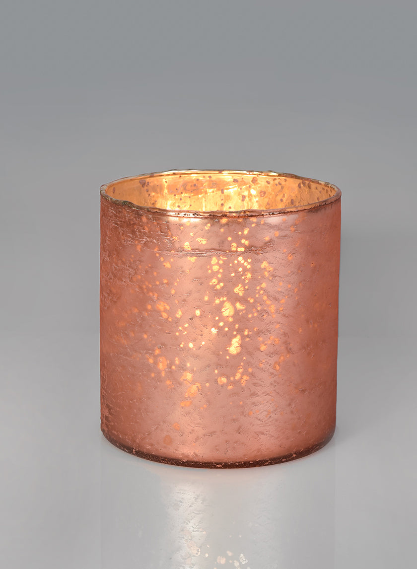 Matte Copper Glass Cylinders Decor Jamaligarden