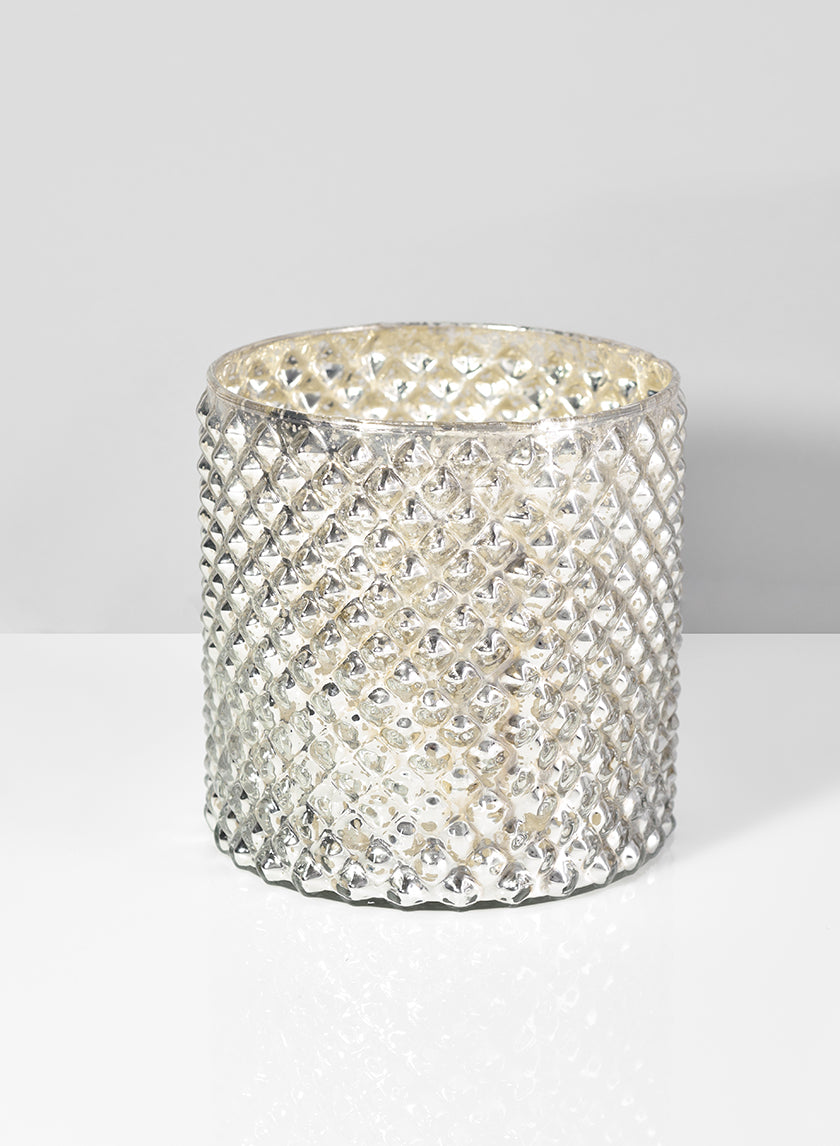 Antique Silver Hobnail Glass Vases Decor Jamaligarden