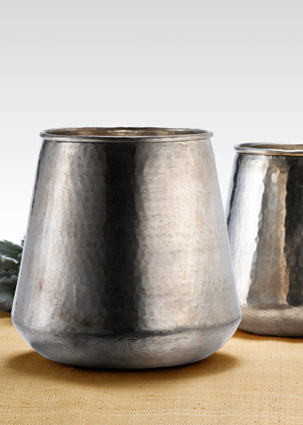 Antiqued Brass Tapered Planters Decor Jamaligarden