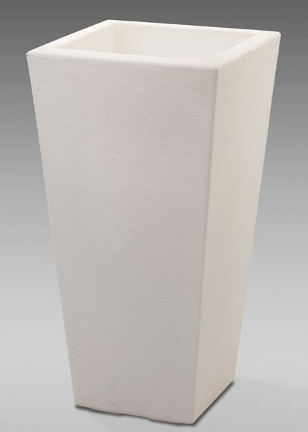 13in &amp; 17in Bowery Alpine White Planter Decor Jamaligarden