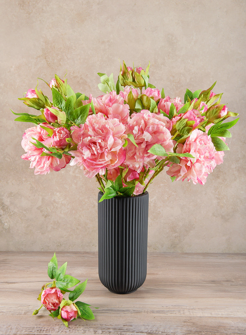 22in Long Spring Blooming with Buds Pink Peony Stem Decor Jamaligarden