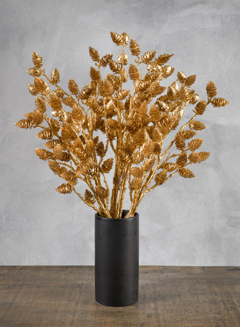 24in Long Pinecone Bundle x 3 Branches Decor Jamaligarden