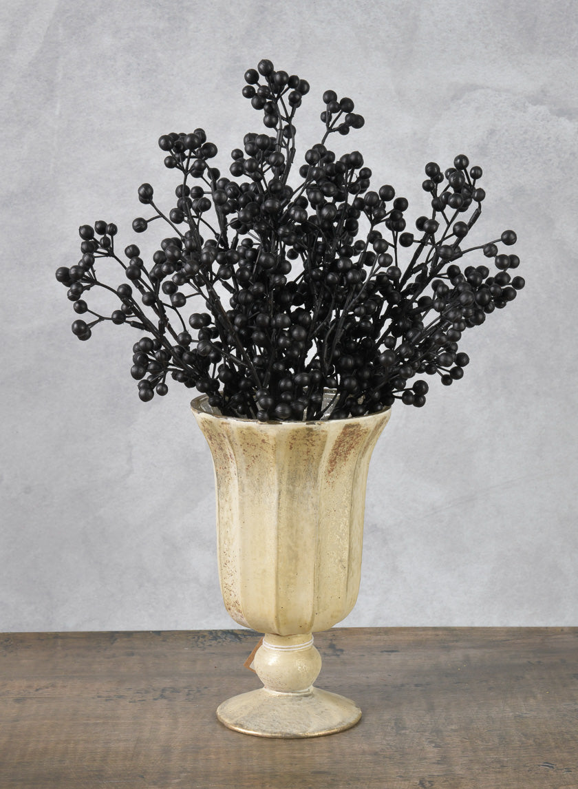 14in Long Black Holly Fruit Bush Decor Jamaligarden