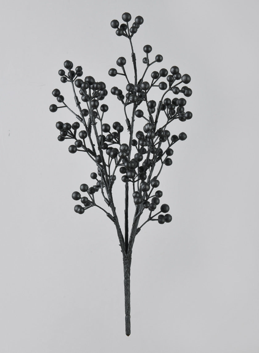 14in Long Black Holly Fruit Bush Decor Jamaligarden