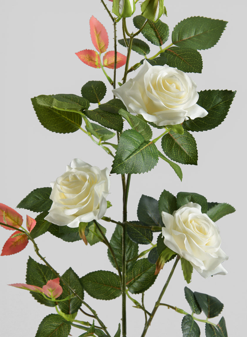 31in Long British Garden Rose Blooming Stem Decor Jamaligarden