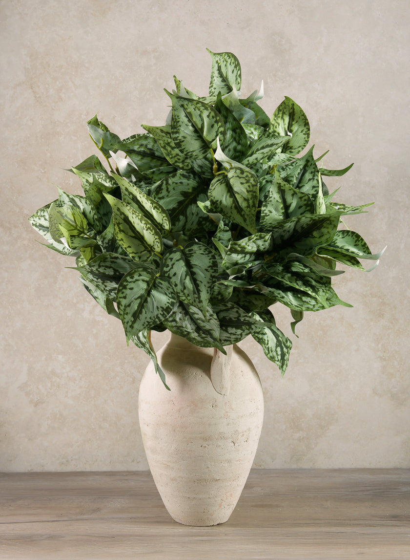 18in Long Green Scindapsus Leaves Bunch Decor Jamaligarden