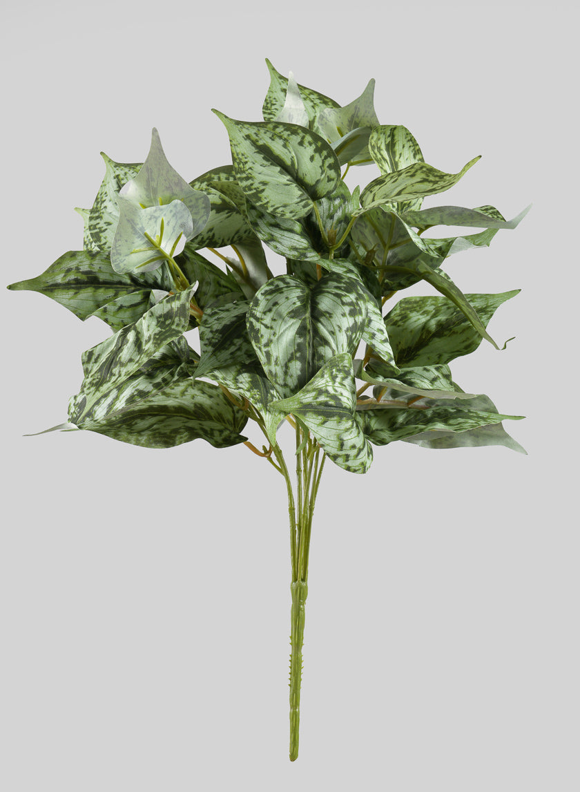 18in Long Green Scindapsus Leaves Bunch Decor Jamaligarden