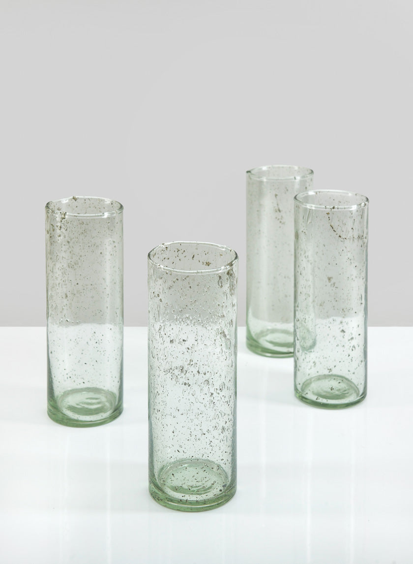 7in Tall Antoine Vintage Glass Bud Vase Decor Jamaligarden