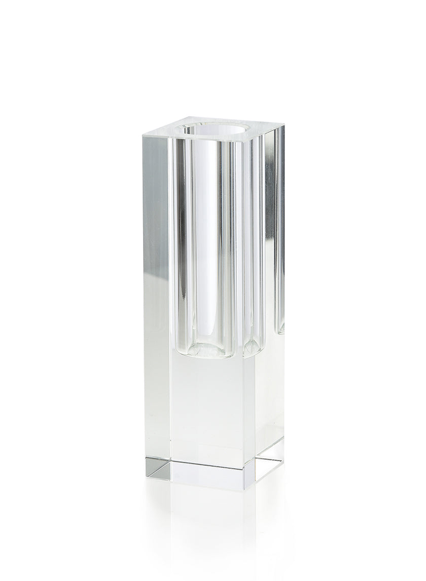 Square Glass Crystal Bud Vases Decor Jamaligarden