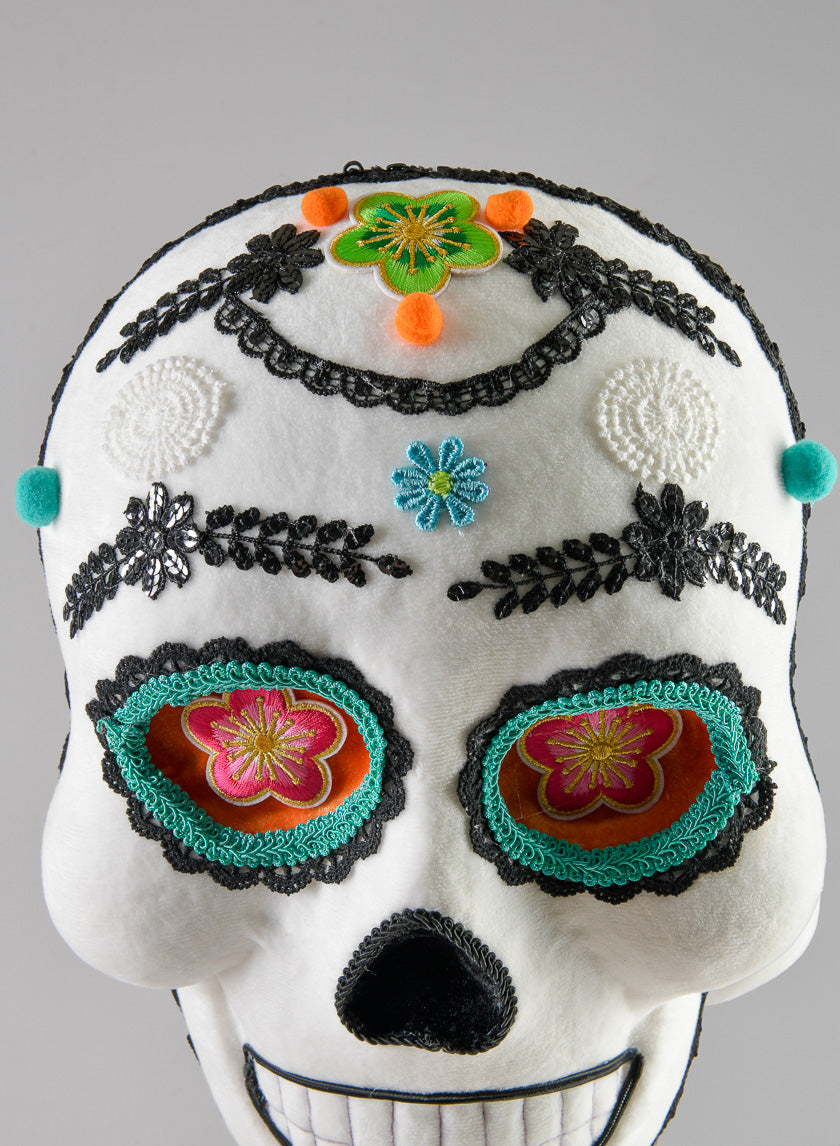 16in Calabera Mexican Skull Hanging Decor Jamaligarden