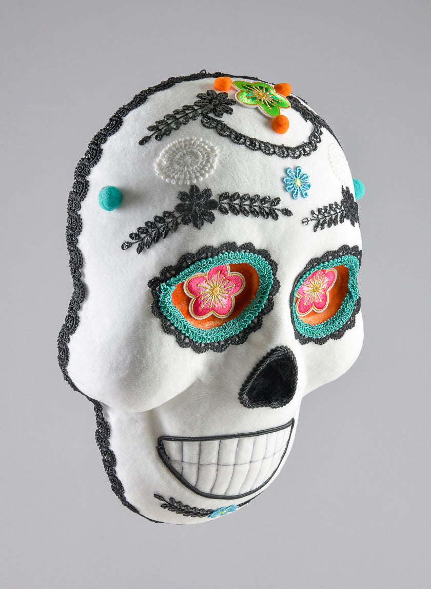 16in Calabera Mexican Skull Hanging Decor Jamaligarden