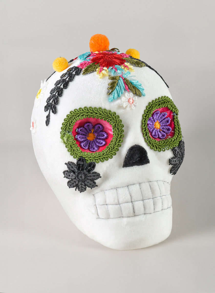 6in Calabera Mexican Skull Decor Jamaligarden