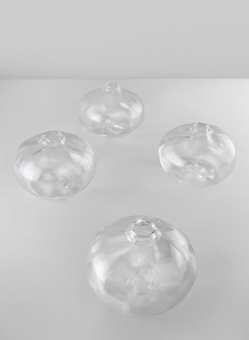 4in Wide Veroce Glass Vase, Mini Decor Jamaligarden