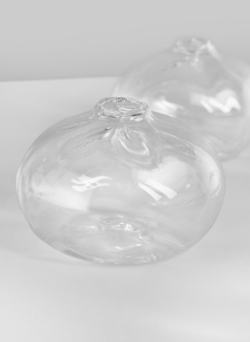 4in Wide Veroce Glass Vase, Mini Decor Jamaligarden