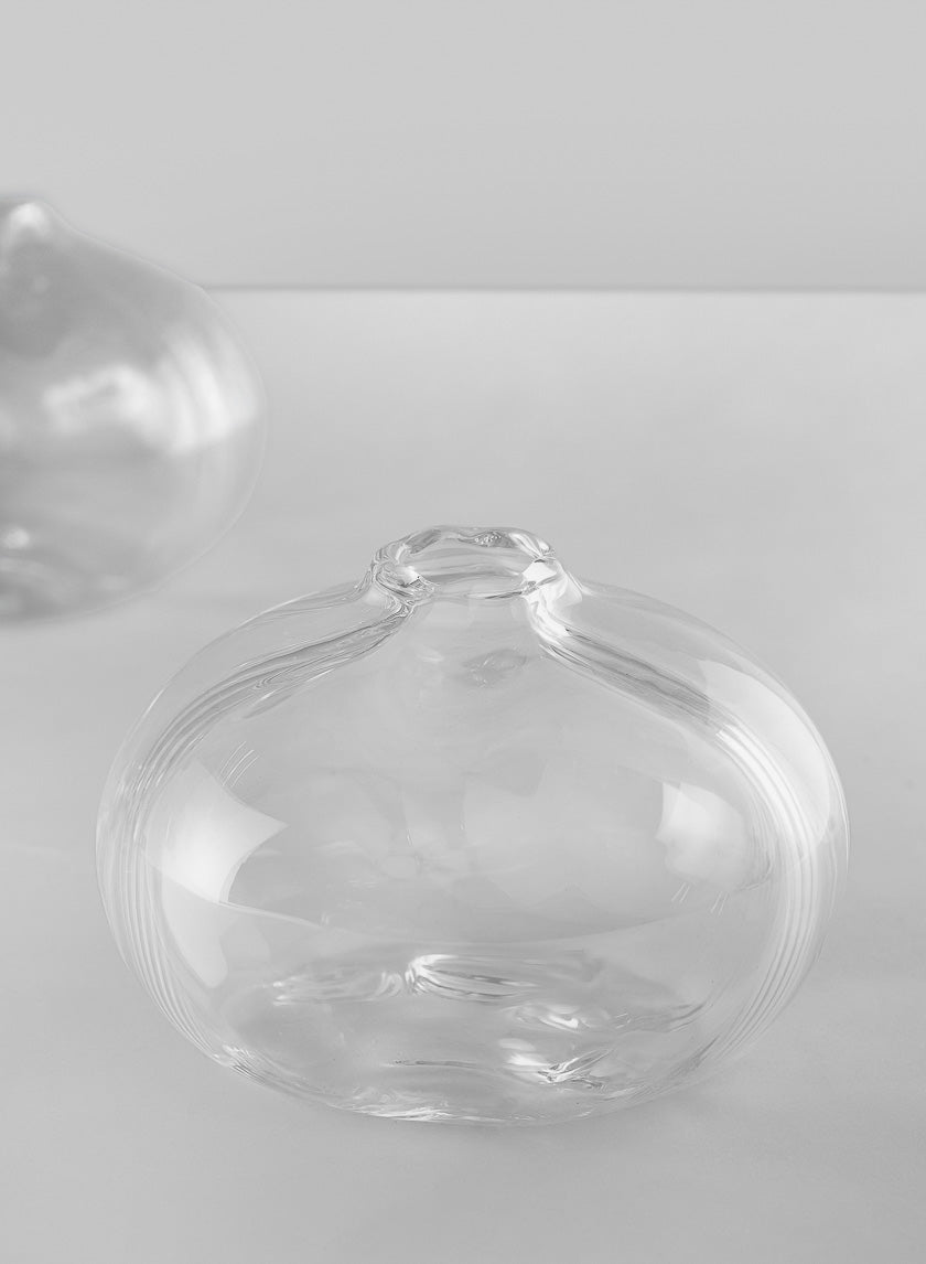 4in Wide Veroce Glass Vase, Mini Decor Jamaligarden