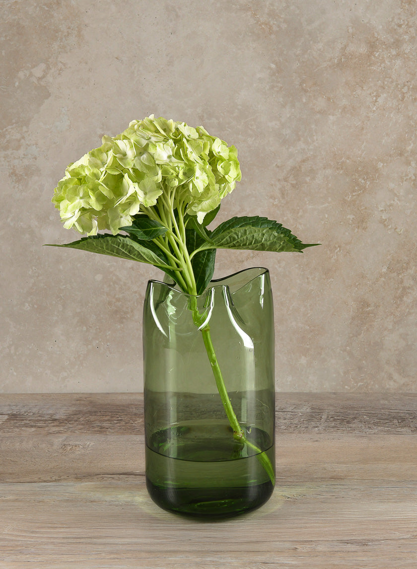 Green Boyton Art Deco Glass Vase Decor Jamaligarden