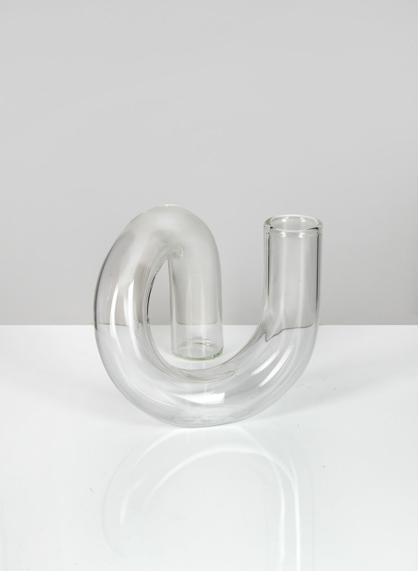 4.5in Tall Serpent Bud Glass Vase Decor Jamaligarden