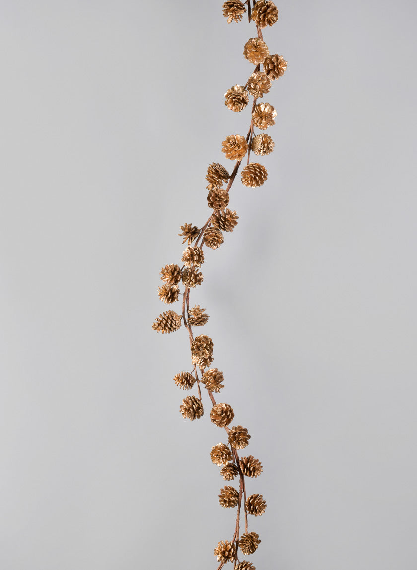 68in Long Mini Pinecones Garland Decor Jamaligarden