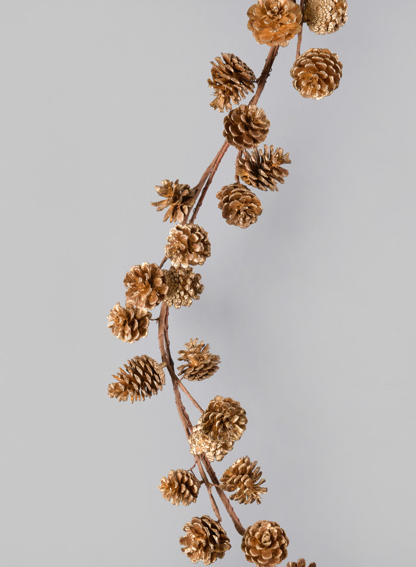 68in Long Mini Pinecones Garland Decor Jamaligarden