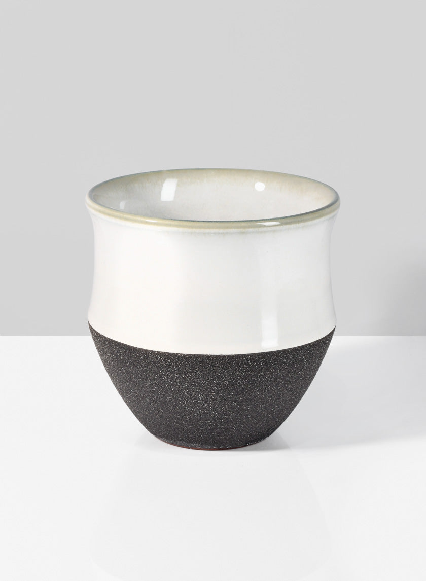 5.25in Tall NY Black &amp; White Cookie Planter Decor Jamaligarden