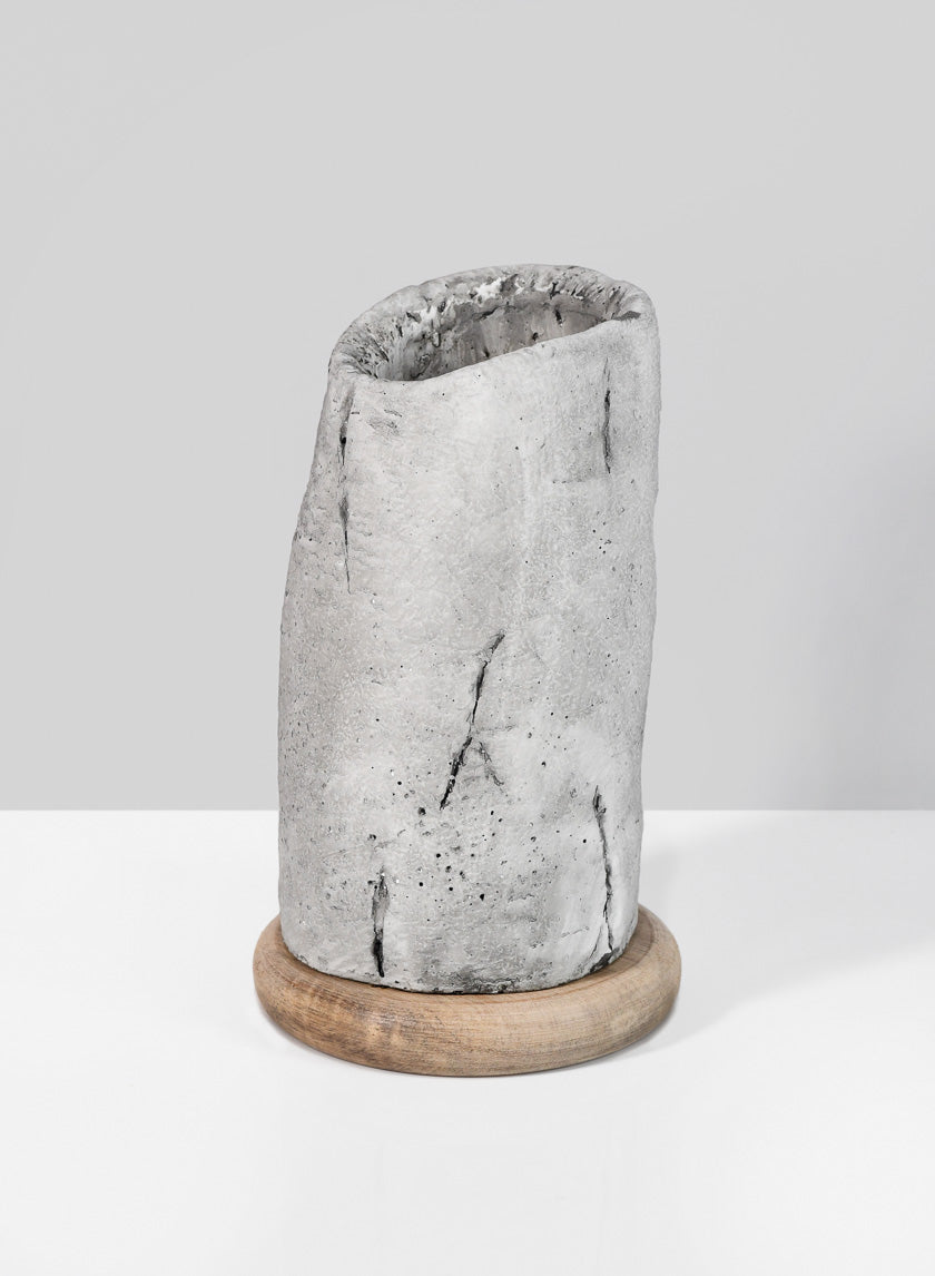 6in Tall Lava Cement Vase Decor Jamaligarden