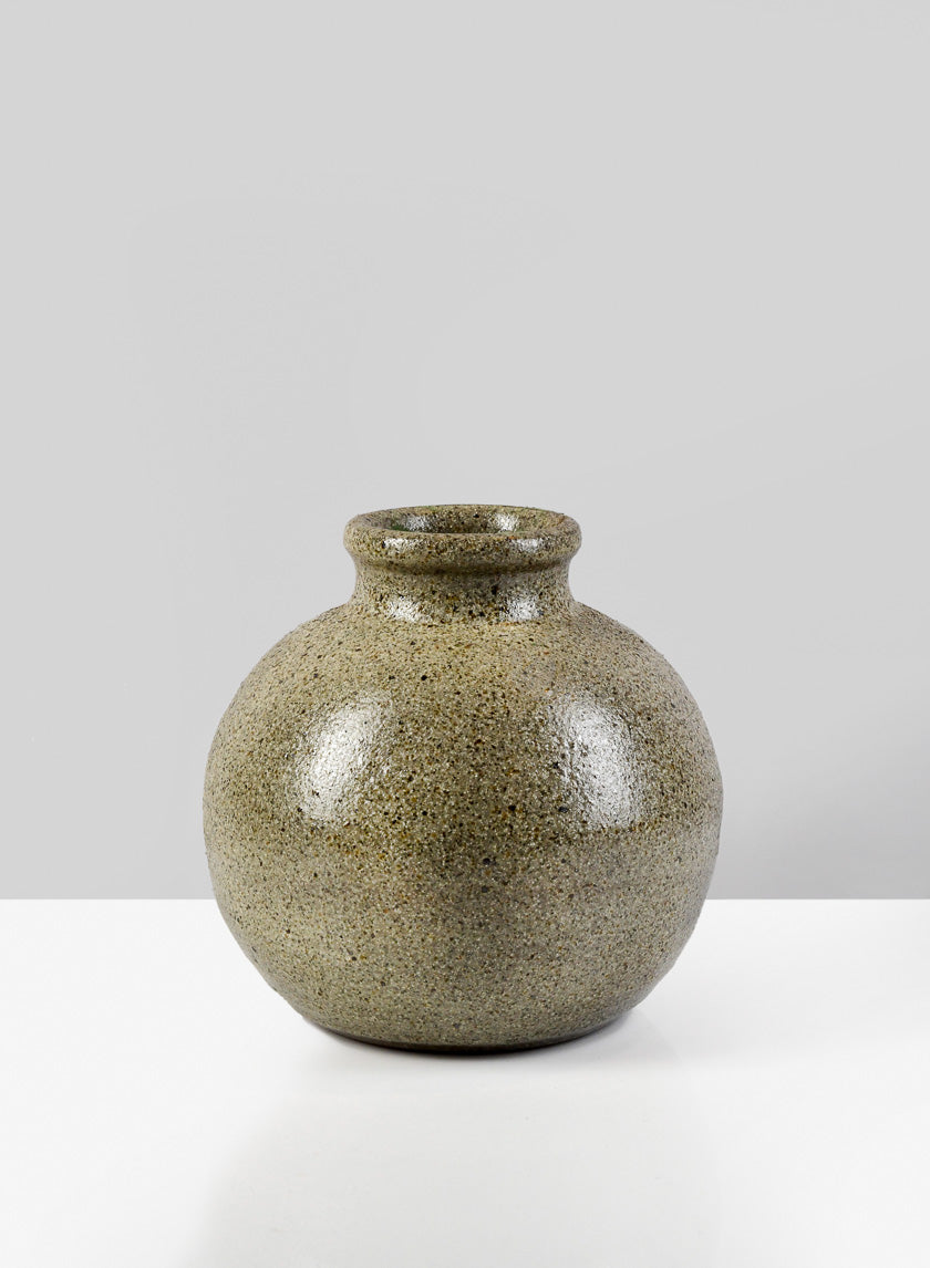 5.75in Wide Stone Uxmal Vase Decor Jamaligarden
