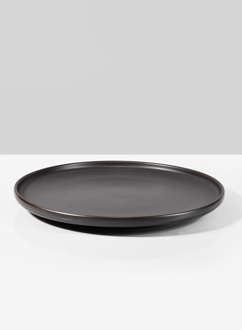 10.75in Wide Bronze Ceramic Plate Decor Jamaligarden