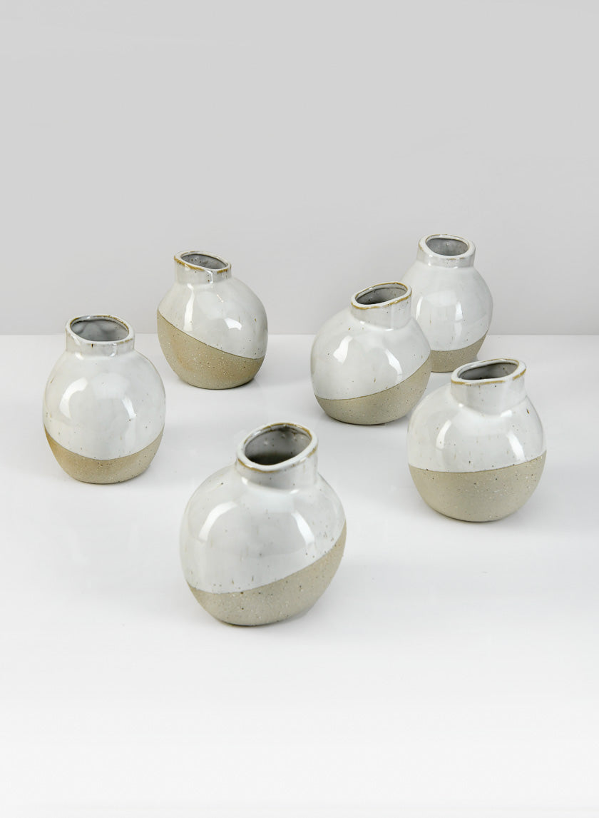 4.25in Tall Akazu Earth Bud Vase Decor Jamaligarden
