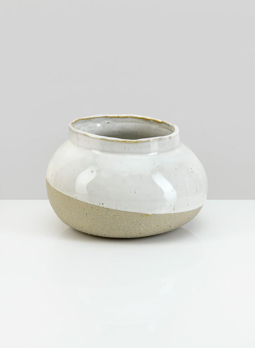6in Wide Akazu Earth Bowl Vase Decor Jamaligarden