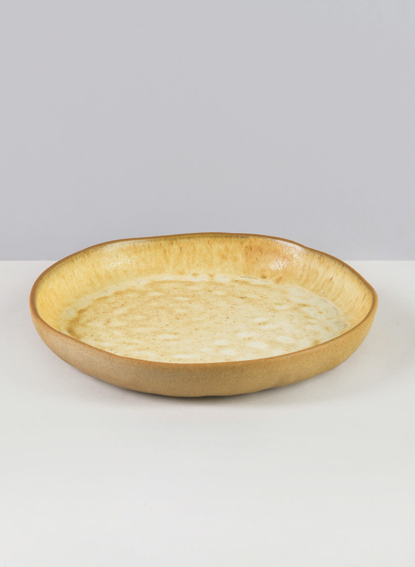 8.5in Wide Satsuma Artisan Plate Decor Jamaligarden