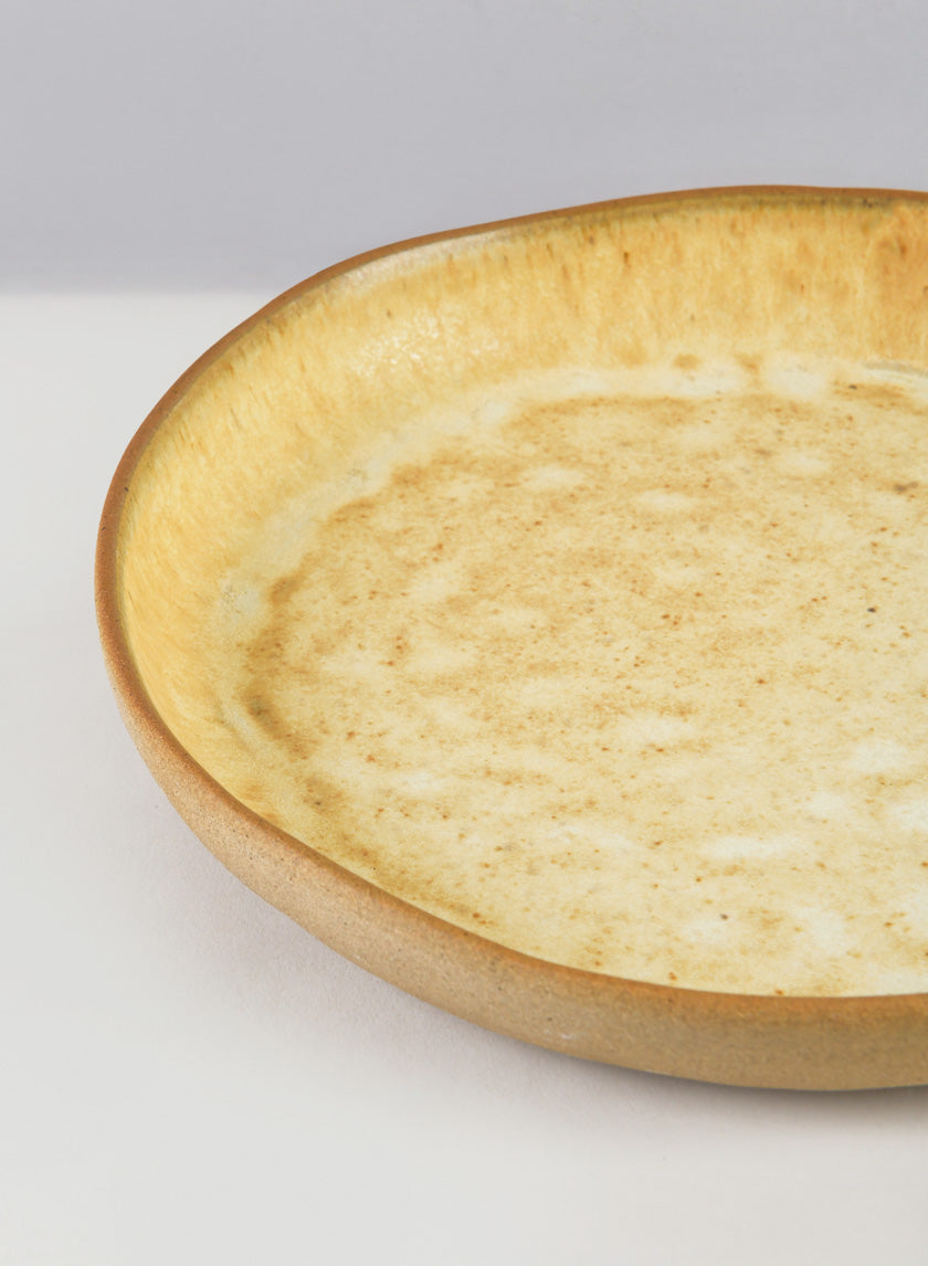 8.5in Wide Satsuma Artisan Plate Decor Jamaligarden