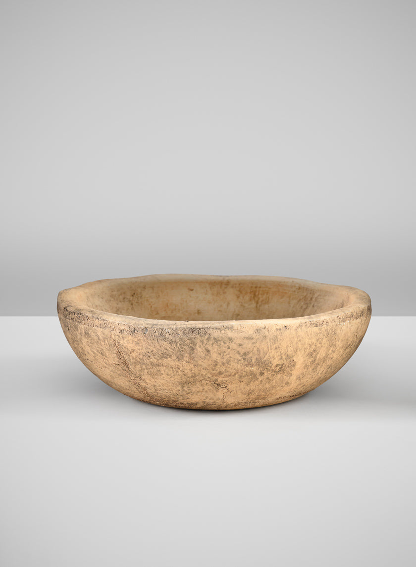 7in Wide Leiria Antique Earth Tone Stoneware Bowl Decor Jamaligarden