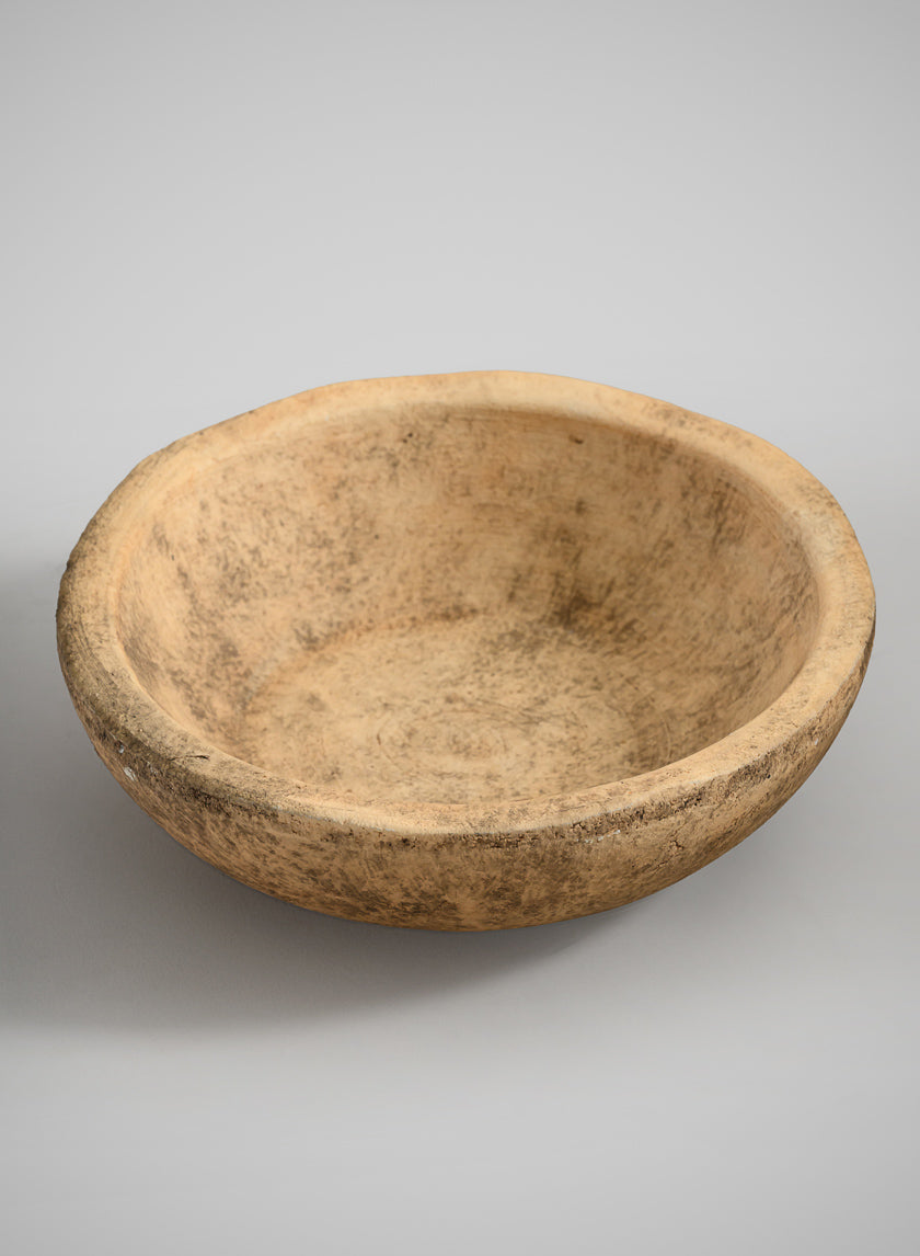 7in Wide Leiria Antique Earth Tone Stoneware Bowl Decor Jamaligarden