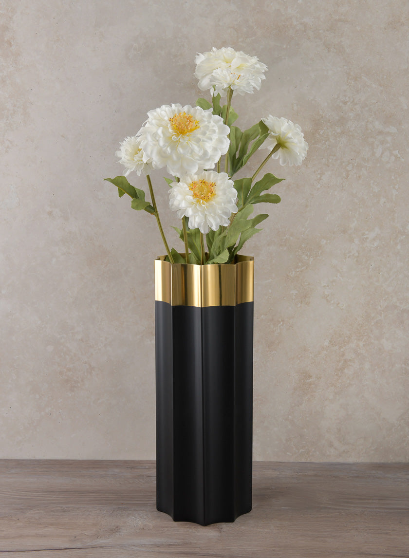 12in Tall Narita Stainless Steel Vase Decor Jamaligarden