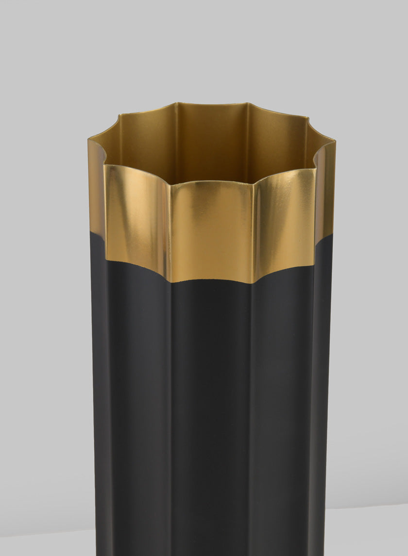 12in Tall Narita Stainless Steel Vase Decor Jamaligarden
