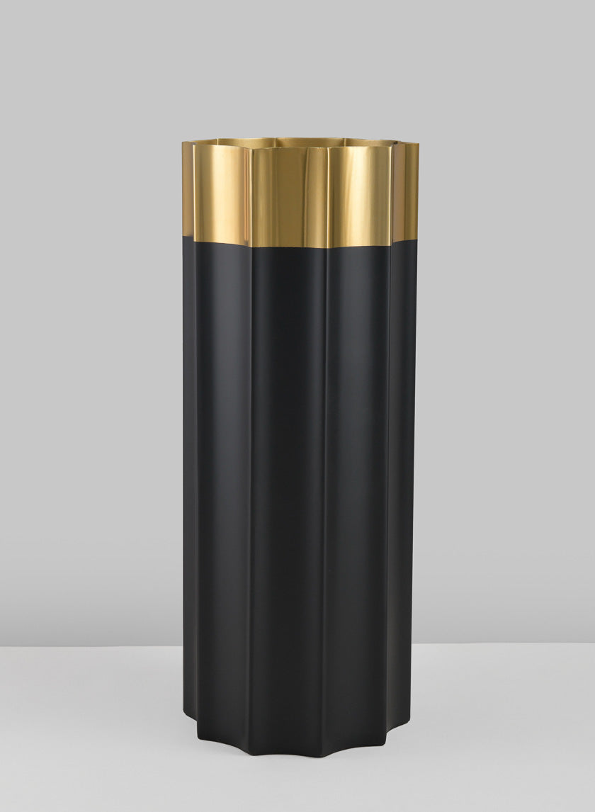 12in Tall Narita Stainless Steel Vase Decor Jamaligarden