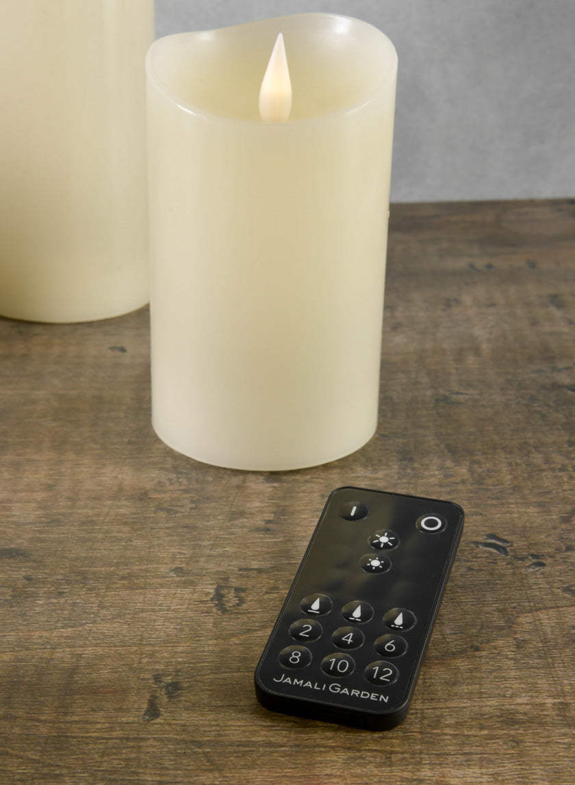 3D Flame Flameless Candle with a Remote Control Decor Jamaligarden